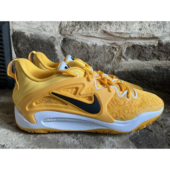 Nike KD15 TB Promo 'University Gold' Black Yellow DX6648-701 Men's Size 15 New - Picture 4 of 7